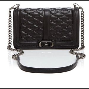 Rebecca Minkoff quilted Love crossbody